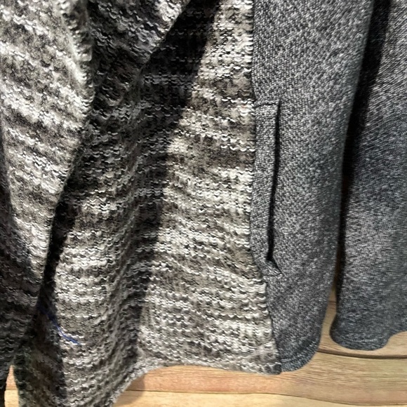 Lucky Brand Women’s Gray Draped Open Cardigan Long Sleeve Sweater Size: Large - Picture 8 of 11